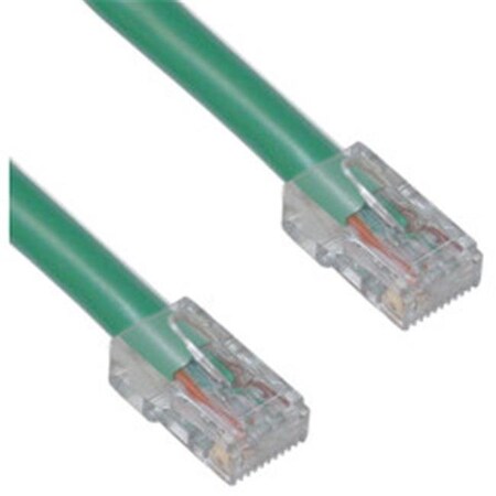 Cable Wholesale CableWholesale 10X6-15107 Cat5e Green Ethernet Patch Cable; Bootless; 7 foot 10X6-15107